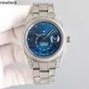 SuperClone Ap Diamant Diamants Montre Pass Test Mouvement À Quartz vvs Glacé Bord Saphir Mosaïque Swarovski diamant montre hommes 904L Acier Relojes boîtier 41mm 2824 aut