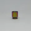 810 SS Rainbow Drip Tips Rostfritt stål Dripper Tips för TFV8 TFV12 Big Baby Candy Package ZZ