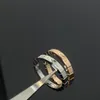 Bague bloc de glace avec lettres d'amour, bijoux à la mode, cadeaux de Couples pour hommes et femmes, cadeau de mariage, de fête d'anniversaire, de Festival