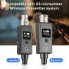 Tillbehör Trådlös mikrofonadapter USB -laddning U3 Wireless Mic System Transmittermottagare för ljudblandare