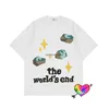 Männer T-Shirts 2023 Broken Planet T-Shirt Männer Frauen The Wold Is End Tee Foam Print Tops Vintage KurzarmH24222