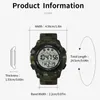 Orologi da polso sinoke mimetico mimetico orologio sportivo militare 5bar waterproof orologi for men 9813b digitale relogio maschilino