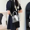 2024 Mode Populaire Western Transparent Sac à main Jelly Candy Mode Femme Designer PVC Transparent Simple Épaule Sacs à main Été Clair Cross-body