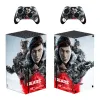 Klistermärken Ny Game Skin Sticker Decal Cover för Xbox Series X Console och 2 Controllers Xbox Series X Skin Sticker Vinyl