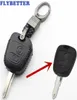 FLYBETTER housse de clé à rabat en cuir véritable à 2 boutons pour Peugeot 206306307408406 pour citroën C2C3C4C5C8Picass L3871193789
