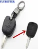 Citroen C2C3C4C5C8PICASS L3871193789 용 Peugeot 206306307408406에 대한 Flybetter Genuine Leather 2Button 플립 키 케이스 커버