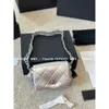 Designer channeles bags Silver Chain Underarm Package Square Fat Boy Package Wide Chain Package Waterfall Chain 22P New