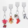 Keychains 10st/5set Swivel Clasps Lanyard Snap Hooks With Key Rings Chain Clip Lobster Claw för DIY Crafts