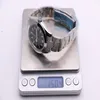 Męski zegarek mechaniczny 116400 Srebrny biały biały stal ze stali nierdzewnej Pasku składane Trzy-pinowe nowoczesne sporty FASHIO180D
