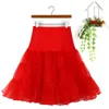 Saias Meninas Ruffled Petticoat Sólido Fluffy Bubble Tutu Saia Dance Party Puffy Half Slip Prom Crinoline Underskirt Feminino