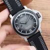 Mens Luxury Luminor Panerais Watch for Mechanical Watches Wristwatch V7 Automatisk lysande pekare Display Laser Sintered Titanium Case Designer