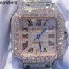 SuperClone AP Diamonds Diamonds Watch Pass Test Quartz Movement VVS Iced Out Saphire Watch Mosonite Diamond Factory LW32 2023カスタマイズは自動MOをカスタマイズできます