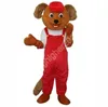 Professionele op maat gemaakte beer bever rat mascotte kostuum karakter mascotte kleding kerst halloween party fancy dress