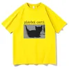 Heren t-shirts Playboi Carti Oversized Hiphop Leuke Kat Print T-shirt Harajuku Tee Regelmatige Tops Kwaliteit Mannen 2pac Rap tshirt