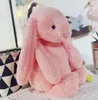 Easter Bunny Plush Toy Cartoon Simulator Long Ear Soft Rabbit fyllda Animal Doll Toys for Kids Birthday Christmas Girlvän