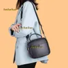 Evening Bags Leather Bag Womens 2024 New Litchi Pattern Soft Leather Large Capacity Portable Single Shoulder Messenger Bag Small Square Gift Women Stores