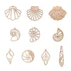 Terug 240 stcs/doos DIY Dange oorring Kits Wood Big Hangers Messing Earring Haken en roestvrijstalen sprongringen Sieraden Bevindingen