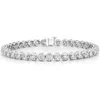 Bracelet de Tennis en diamant, luxe personnalisé, en argent véritable 9K 10K 14K, haut de gamme, glacé VVS Moissanite Lad