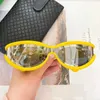 Modieuze dames designer zonnebrillen 24ss nieuwe luxe zonnebrillen 1211 acetaat opblaasbaar frame UV400 lens dame thema feestzonnebril Lunettes de soleil designer