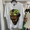 HELLSTAR T-shirts grenouille Drift Streetwear Quality Hip Hop Graffiti imprimé en vrac surdimension