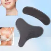 Återanvändbar anti rynka bröstkudde silikon transparent borttagning lapp ansikte hudvård bröstlyftning kött6611206