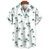 Homens Casuais Camisas Moda Mens Camisa Havaiana Masculino 3D Impresso Praia Aloha Manga Curta Tees Oversized 5XL Camisa Hawaiana Hombre