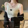 Designer Femmes Tops Knits Tees T-shirt Vest Sweater Crop Top Brodery épaule sexy