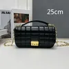 حقيبة الكتف Tribeca سلسلة هندسة مربعة الشكل نقش Crossbody Designer Designer Presh Presh Facs Facs Handbags Totes Women Wallet Strap