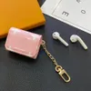 Designer Lu Leder Airpods Pro Koffer für 1 2 3 4 5 6 Generation Designer Retro Classic Schöne Hörphone Schutz AirPod Bag Airpodspro mit Logo -Boxpackung