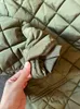 Kvinnors dikerockar Tote Green Argyle Curved Hem Overdimensionerad kappa 2024 Winter Autumn Women Diamond Lattice Jacket High Street Fashion