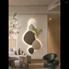 Wall Lamp Style Living Room Porch Decorative Painting Lights Green Plant Mural Corridor Aisle Plug