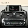 Interiörstillbehör för BMW 1 2-serie F20 F21 F22 F23 2012-2024 Kolfiberbilkonsol CD-panelen AC Air Vents Cover Sticker Trim