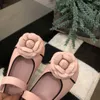 Klassiekers Meisje Prinses schoen 3D bloemendecoratie Kind Sneakers Maat 26-35 Inclusief schoenendoos leren baby platte schoenen 24Feb20
