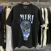 2024 Hot New Amirs Tshirt Tshirt Men Women Tees Designer T Shirts Short Summer Fashion مع عرض عالي الجودة من المصممين ذوي الجودة القصير تي شيرت قمة