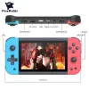 Players POWKIDDY 2022 X51 New Handheld Game Console 5 Inch Large Screen Children Gift Toy Game Player Supports Controllers PS1 Emulator