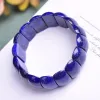 Bracelets en gros bleu foncé naturel Lapis Lazuli pierre Bracelet énergie cristal main rangée pour femmes hommes cadeau poignet cristal bijoux de mode