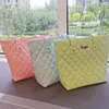 Kafuu Diamond Check Bag Bolsa feminina de armazenamento Bolsa de ombro portátil de grande capacidade para axilas