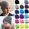 Accessoires de cheveux Mode Couleur Solide Enfants Chapeaux Enfant Bébé Garçon Fille Infantile Coton Doux Chaud Cache-oreilles Chapeau Bonnets Bonnet Hiver Tricoté Né