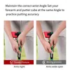 Aides à l'entraînement de golf PGM Putter Fixateur de poignet EVA Éponge Aide Kit de pratique Correcteur de pose Main gauche et droite Universel