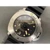 Luminor Watch 고급 기계식 Panerais Sapphire Mirror 스위스 자동 이동 크기 47mm 수입 고무 스트랩 3HVX