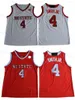 Mens NC State Wolfpack #4 Dennis Smith Jr. College Basketball Jerseys Ed Shirts Red Jersey S-XXL