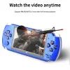 Oyuncular X6 Handheld Game Console 4.3inch Ekran Taşınabilir El Oyunu 8GB Konsol Oyuncu 10000+Oyun Kamera Oyunu Konsolu