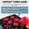 Joysticks 4IN1 USB Wired Gra Joystick Retro Arcade Station Turbo Games Console Rocker Fighting Controller dla PS3/Switch/PC/Android TV