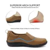 Women's Hueneph Loafers Leather Cute Comfortable and Casual One Step Lightweight Walking Flat Daily Work Shoes 118 76821