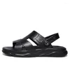 Sandali 2024 Pantofole da uomo Indossano scarpe casual a doppio uso con suola morbida all'esterno Designer Sport per il tempo libero Guida in spiaggia