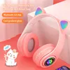 Draadloze Bluetooth-headset 5.0 HD Talk-stereoheadset Lichtgevende opvouwbare hoofdtelefoon met ruisonderdrukking Draadloze hoofdtelefoon met kaartaansluiting