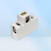 US Plug Type 110V Dual USB Charger Adapter Wall Socket Electric Power Outlet Panel Plate White9215113