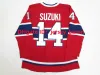 Qqq8 Cole Caufield Maillot de hockey Jur Slafkovsky Canadiens Sean Monahan Nick Suzuki Carey Price Josh Anderson Brendan Gallagher Kirby Dach Jonathan Drouin Hoffma