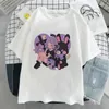 Männer T Shirts Harajuku Anime T-Shirt Weibliche Sommer Übergroßen Rosa Tops Mode Gedruckt Baumwolle Straße Frau Hohe Qualität Y2K t