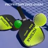 Pickleball paddlar uppsättning av 2 - premium trä pickleball paddel för nybörjare med komfortgrepp, pickleball set med 4 bollar och bärbar pickleballpåse